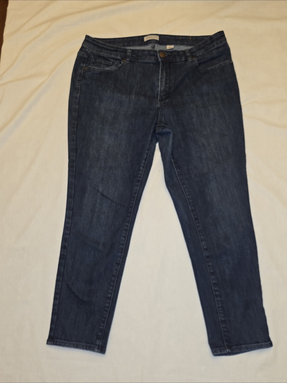 Coldwater Creek Dark Indigo Skinny Jeans sz 14